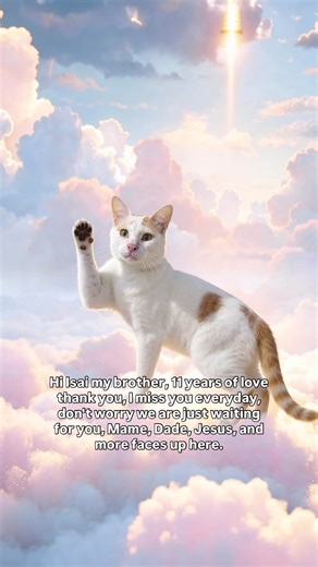 Hi Kerby, I miss you. 🐾 Create your custom AI pet tribute today → https://requests.tributetails.com 🌈 All Tribute Tails videos are created with personalized, custom AI prompts. #Rainbowbridge #petheaven #pettribute #petmemorial #cat