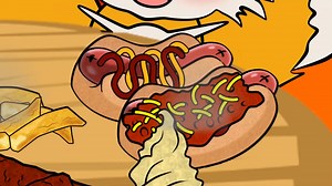 SONIC 和 Tails 吃播动画吃美味的辣椒狗和冰淇淋_哔哩哔哩_bilibili