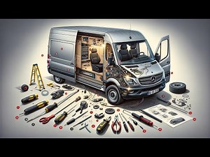 Mercedes-Benz Sprinter - How to replace the cable track on the load compartment door | W906