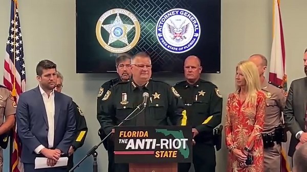 Brevard County Sheriff Wayne Ivey saying what will happen if protesters break the law in his county.