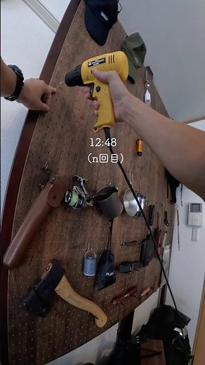 This is a man's dream! DIY wall-mounted camping gear storage finally complete | It might be surpr...
