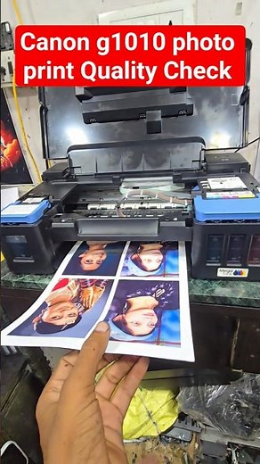 Canon G1010 G1020 Only Printer: Photo Print Quality and Speed Test
