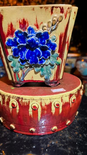 Đồ đẹp cho AE chơi mini. Chậu kt 22x21 lọt lòng 18x17, đôn mặt 28 cao 12.. #gomtauluxury #chautau #chaugomtau #chaubonsai #thieugomtau #gomtauphatson | Thiệu Gốm Tàu