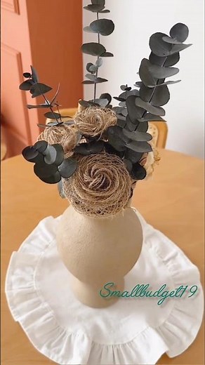 How to Make Jute Flower | DIY Rope Flower | Jute Craft