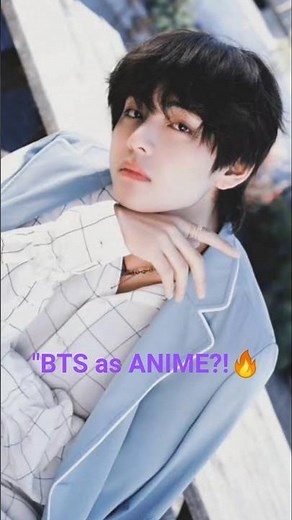 "BTS as Anime Characters?! 😱🔥" Part 1 |Jungkook & V| #BTS #Anime #Shorts #Jungkook #V