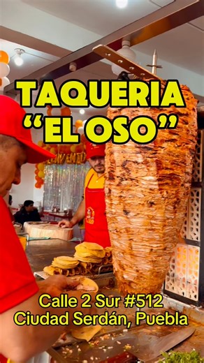 225 reactions · 61 shares |  Prueba los Tacos de La “NUEVA TAQUERIA EL OSO” 襤 ✅ 30 años de Experiencia, originarios de San Nicolas Buenos Aires, Puebla 拾  Calle 2 Sur #512 Ciudad Serdán, Puebla. abierto desde las 4:00 Pm todos los días de la semana. Ven y disfruta de su poderoso sabor  | La Mera Neta | Facebook