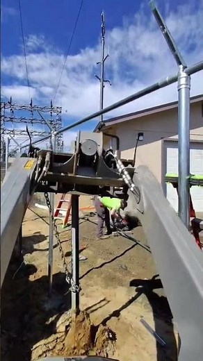A quick, easy (and fun 😁) way to remove concrete-set posts so we can install brand new fencing
