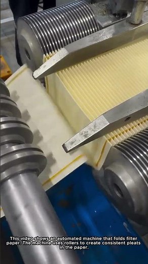 Industrial Filter Paper Folding Machine