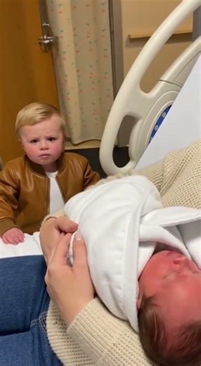 He Walked In Cool… Then Saw the Baby 😂