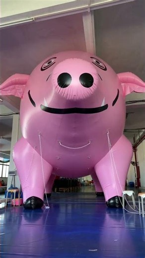 How an 8-meter giant inflatable pig is made&tested 😲#shorts #factory #satisfying #XiangHeInflatables