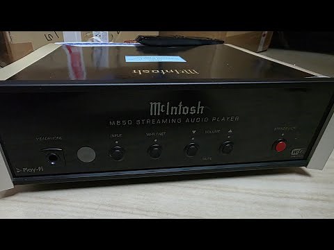 McIntosh MB50 Hi quality streamer #mcintosh #streamer #stereo #music