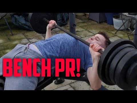 80KG Bench Press New 1 Rep Max!
