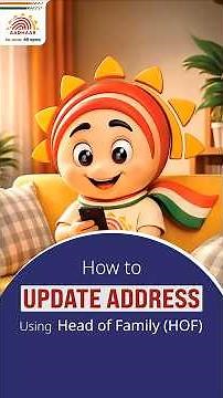 How to Update Address via HoF using Aadhaar App