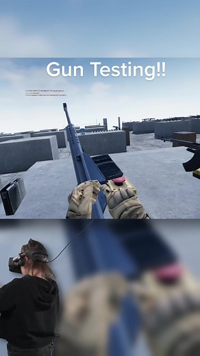 Gun Testing VR Game - Shooter Gameplay on Meta Quest 2
