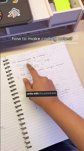 This is how I made my coding notes!