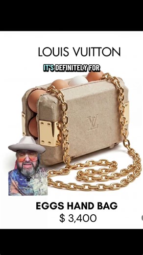 Louis Vuitton egg handbag.