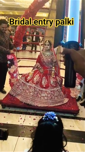 bridal palki entry #wedding #palki #entry