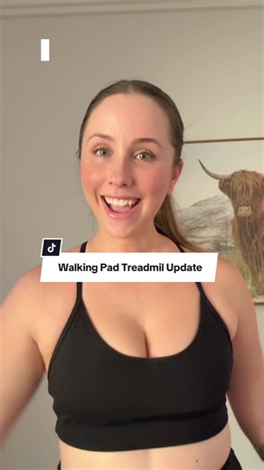 Thought I should do an update on my walking pad treadmill. Honestly, I love it so much. Best purchase of 2025. As you can see, you can jog on too. If you want know anything, I’ll reply in the comments ❤️ #walkingpad #treadmill #10k #running #walk