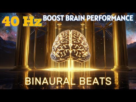 Pure Gamma 40Hz Binaural Beats | Activate Super Focus & Calm Productivity