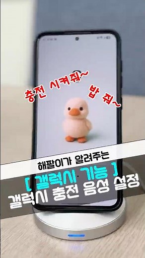 ㅋㅋㅋㄹㅌㅅ 이런게 있다고?🔋99%는 모르는 갤럭시 충전 음성 설정