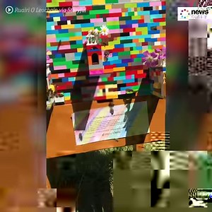 A beekeeper in Ireland built a fully functioning hive out of Lego and it's now home to 30,000 bees. 🐝 | News.com.au