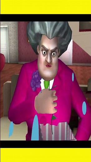 Miss Teacher against Nick in Scary Teacher 3D House Update Game #shorts