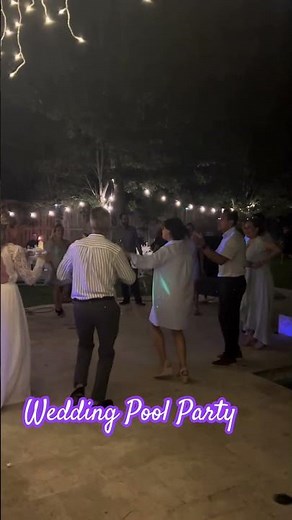 Wedding Pool Party