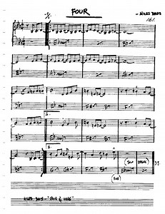 Four - Backing Track | JazzTutorial