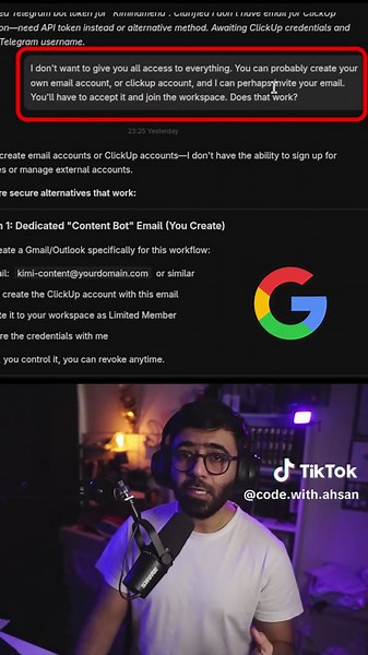 I built an AI content engine for my YouTube channel in under 10 minutes 🤯 No servers. No surprise bills. Just one click. Kimi Claw handles the research, generates ideas, and logs everything to my Google sheet. Ready to film. The best part? When I tried to use a public sheet, it stopped me and walked me through a secure step instead. 🔐 Try it free. Link in my bio. ##AI##ContentCreator##Developer##aiautomation##KimmyAI