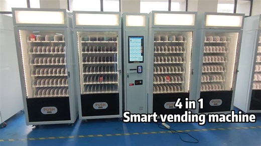 Nate-Vending machine factory on Instagram: "4 in 1 big capacity vending machine"