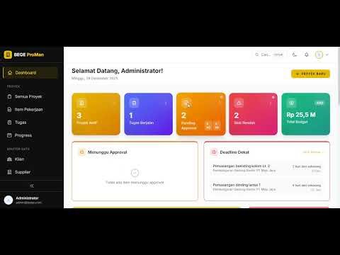 Aplikasi Project Management v1.0.1