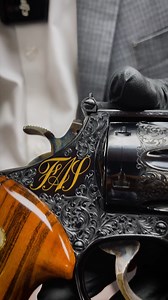 30K views · 561 reactions | 1976 marked a revival in Frank Sinatra's career. After not singing a single concert in 1972, by 1976 Ol' Blue Eyes was back and as busy as ever. One of his gigs was a concert series for Harrah's Casino who had recently expanded. Their thanks to Sinatra was this gorgeous Smith & Wesson Model 29-2 .44 Magnum with engraving and gold inlay by Alvin A. White. | Rock Island Auction - Collector Firearms | Facebook