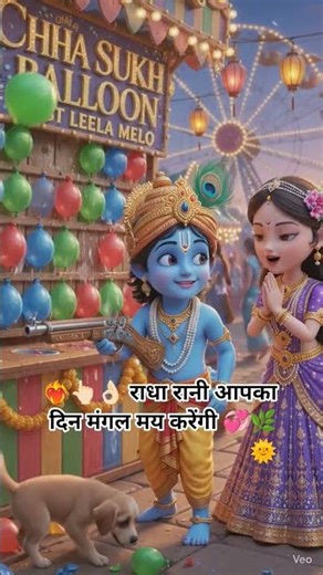 Little Krishna's Fun Day at the Mela! 🎈🎯 | AI Animated Story