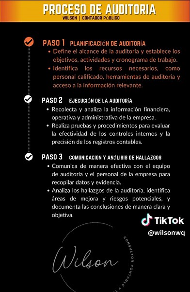 Proceso de Auditoría: Guía Paso a Paso para Estudiantes