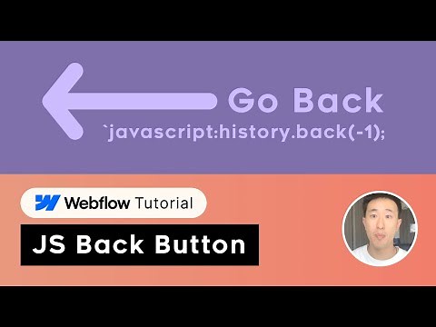 Webflow Tutorial: How to Create a Simple JavaScript Back Button