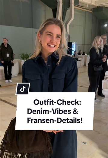 Stylish Denim Outfit Check with Fransen Details
