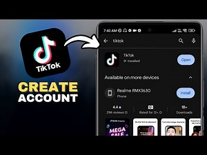 How to Create a TikTok Account in SECONDS!