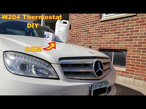 Mercedes W204 Thermostat Replacement - Unnecessary Struggles