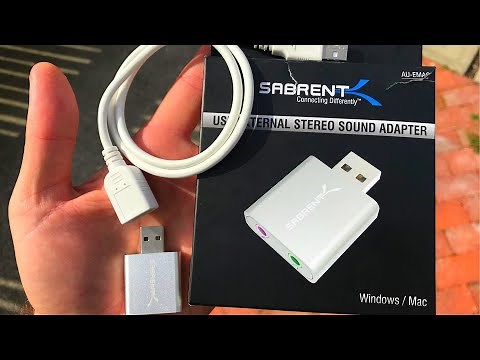 Sabrent USB Stereo Sound Adapter: Review & Unboxing