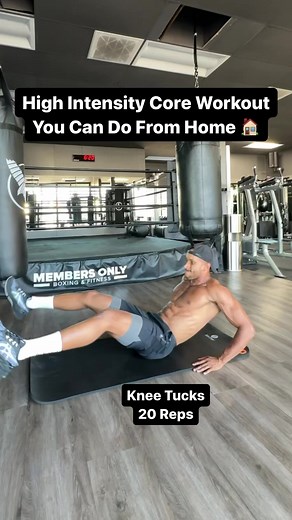 4.2K views · 139 reactions | High intensity core workout you can do from home! 3 sets in total! What are you waiting for? Save or do it now ✅ #core #abs #workout #boxing #mma | plantbasedboxer | Facebook
