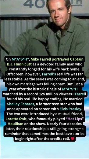 “Mike Farrell’s Real-Life Love Story Began After MASH Ended”*