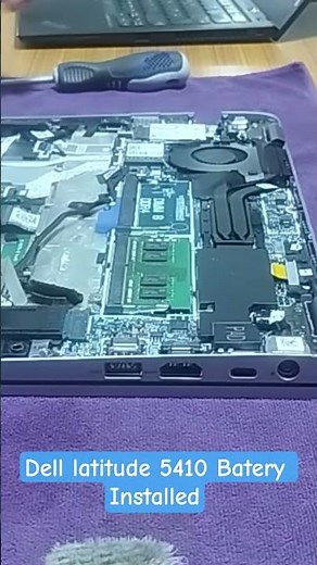 How to Install A battery In Dell latitude 5410 i5.10th# tech.