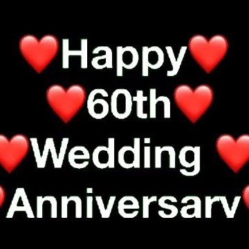 HAPPY 60th WEDDING ANNIVERSARY WISHES MESSAGE.