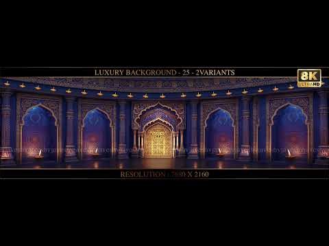 92. 8k! - Luxury Background 25 - 2 Variants By Musicom - 8K!