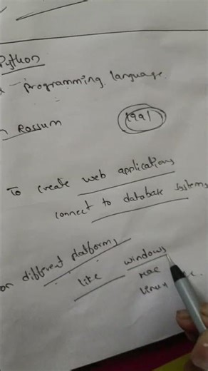 Day 1 of python. introduction to python programming