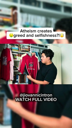 Materialism is bad and it comes from atheistic philosophy?!!! #jesus #god #atheism
