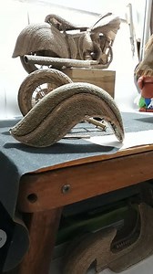 2002 Indian Chief Roadmaster in banana fiber