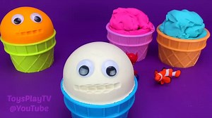 4 Colors Play Doh Ice Cream Cups PJ Masks Chupa Chups LOL Pets Thomas Yowie Kind