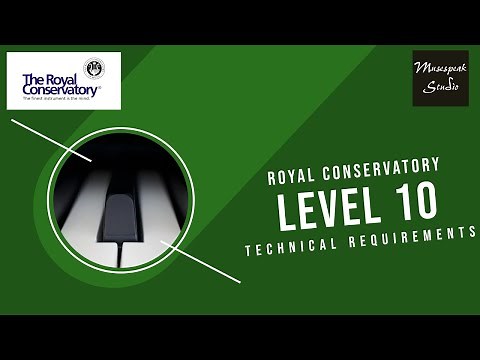 RCM Level 10 Technical Requirements for Piano (2015 & 2022 Syllabus)