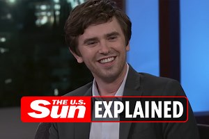 Who is Freddie Highmore's wife?